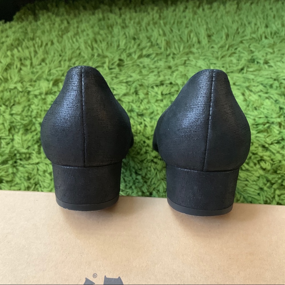 AGL Belted Block Heel Leather Pump Size 6 - Picture 6 of 8